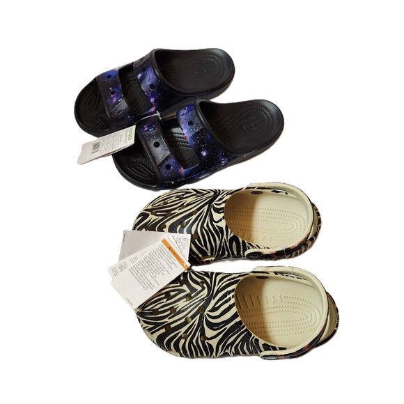 Crocs Bundle – Women’s Size 7 – Slide Sandals & Slip-On Clogs – Unworn - Picture 1 of 9
